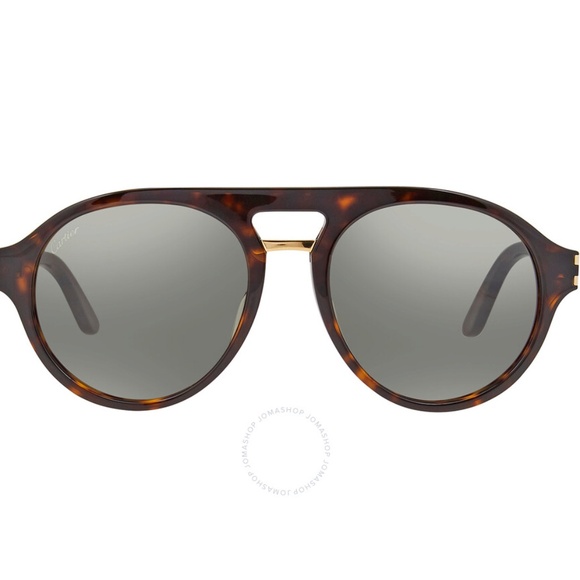 Cartier Sunglasses CT0130S 003 Tortoiseshell - Picture 1 of 3